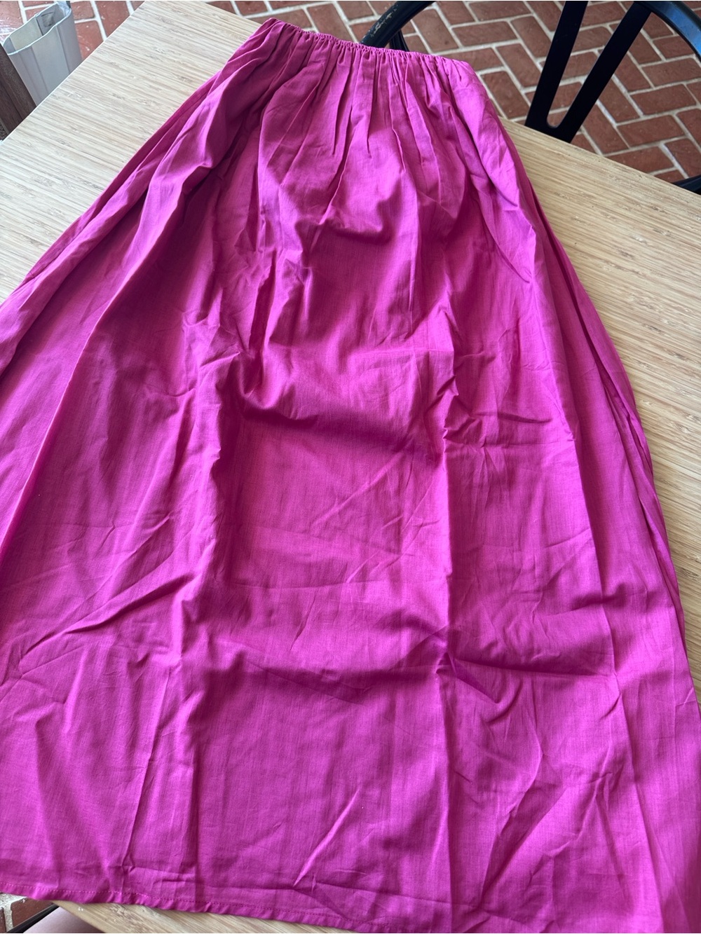 Faithfull the Brand Phoebe Maxi Dress in Cerise - Picture 10 of 12
